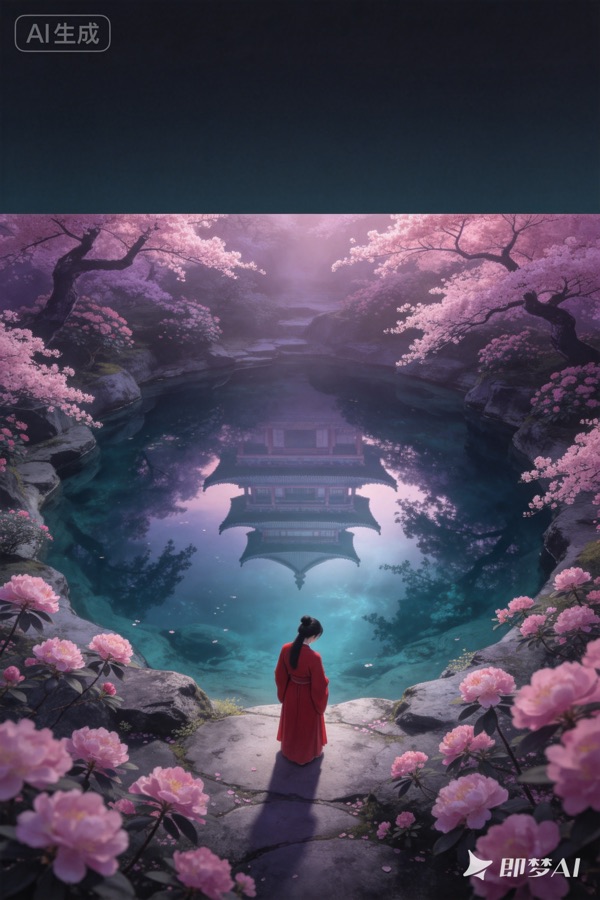 桃花潭记题材示意封面(AI 生成,非官方海报)